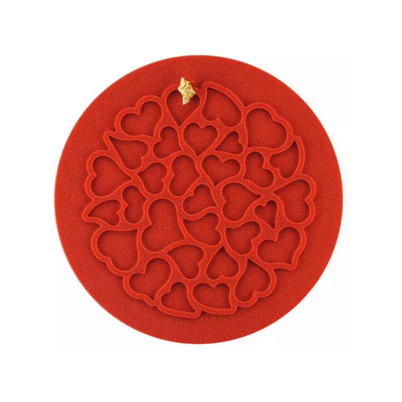 TAPIS DECOR - Cœurs love Ø 180 x ht 1.5 mm