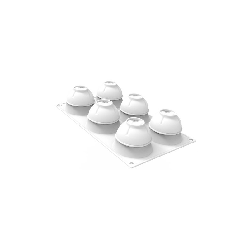 PLAQUE SILICONE 300X175 - 6 atomes Ø 63xht55 mm - 75ml