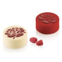 PLAQUE SILICONE 300X175 - 6 roses valentine Ø 70xht30 mm - 111ml
