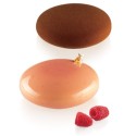 PLAQUE SILICONE 300X175 - 4 pebble Ø 80xht35 mm - 120ml