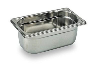 Couvercle Inox avec Poignée pour Bac Gastro GN1/4