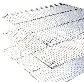 Grille inox 600x400 avec 2 traverses et 29 fils