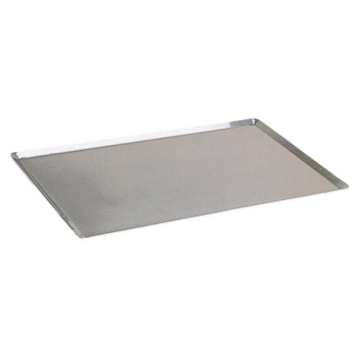 PLAQUE INOX 600X400 - BORDS 90° ht 20 mm - inox 18/10