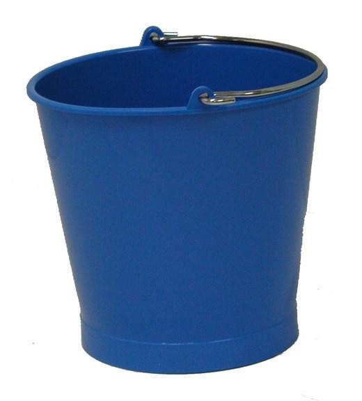 Seau alimentaire bleu 13L