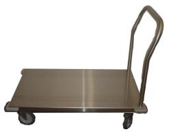 CHARIOT PLATEFORME INOX 1000x600x850 chape inox 