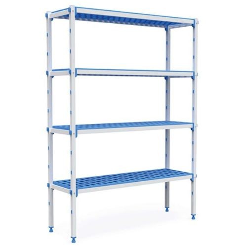Rayonnage alu clayettes plastique