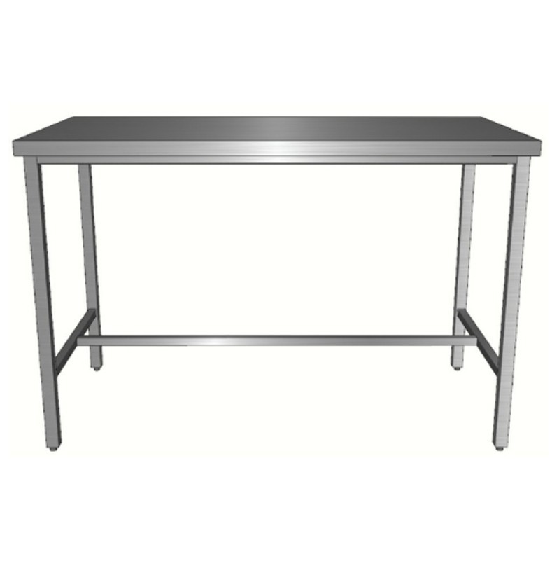 Table inox châssis soudé