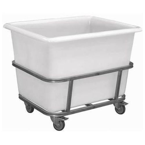 Bac avec armature inox roulante