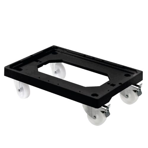 Socle rouleur plastique